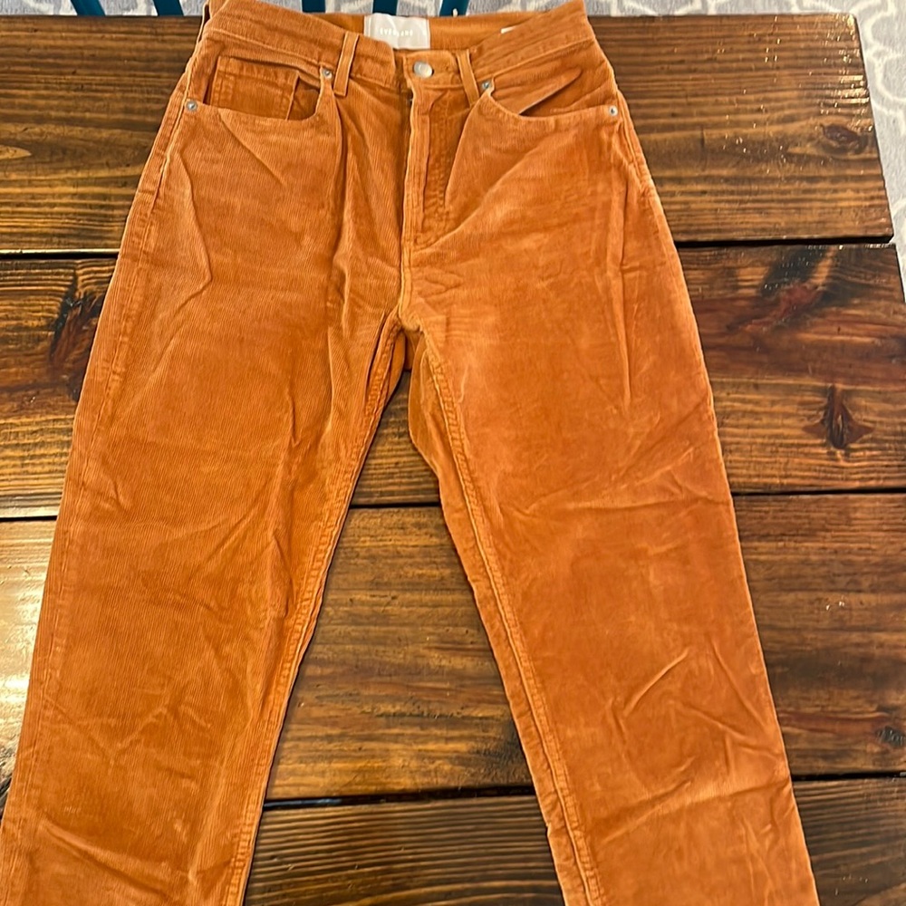 Everlane Cheeky Straight Corduroy Pant, size 27
